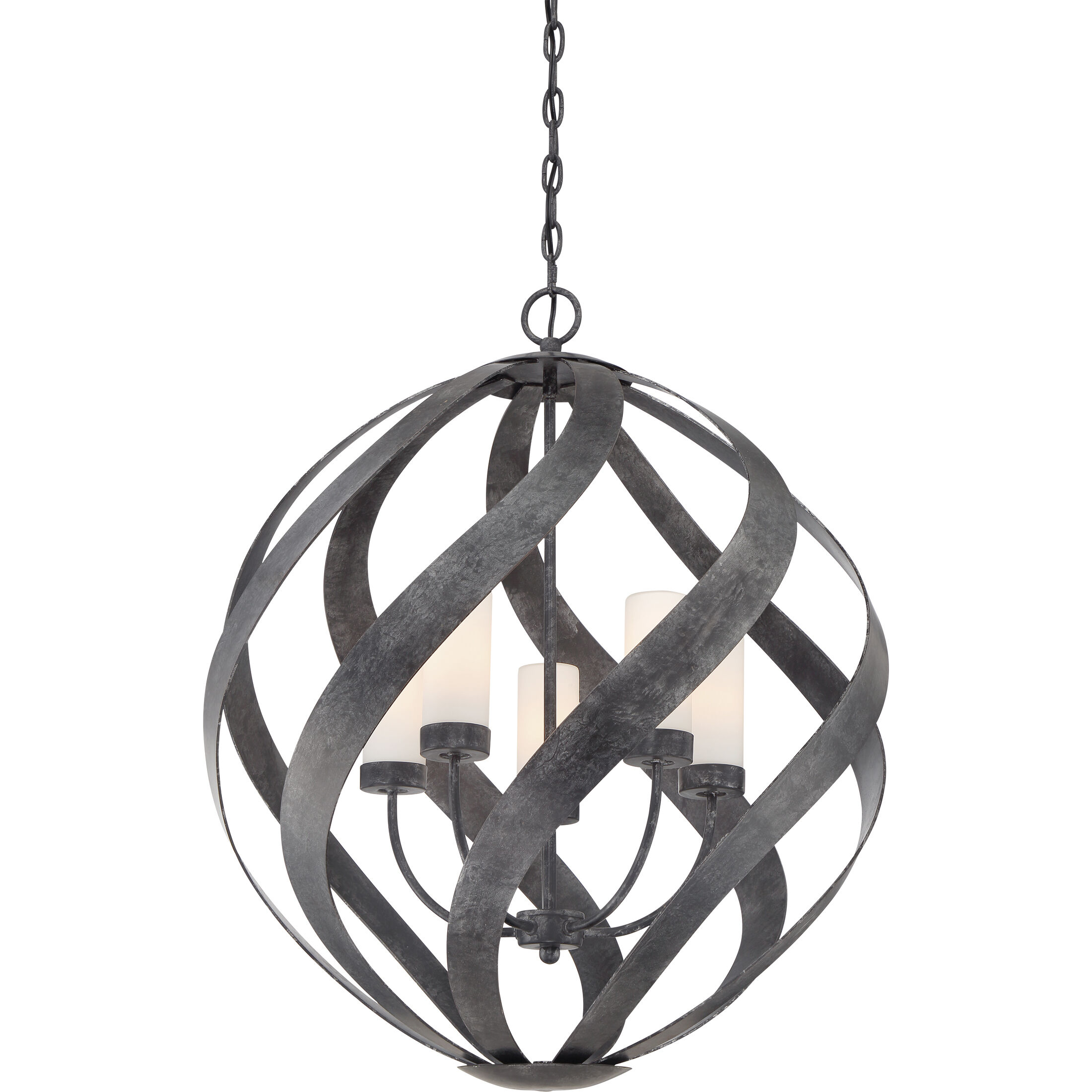 Blacksmith 5 Light 26 inch Old Black Finish Pendant Ceiling Light
