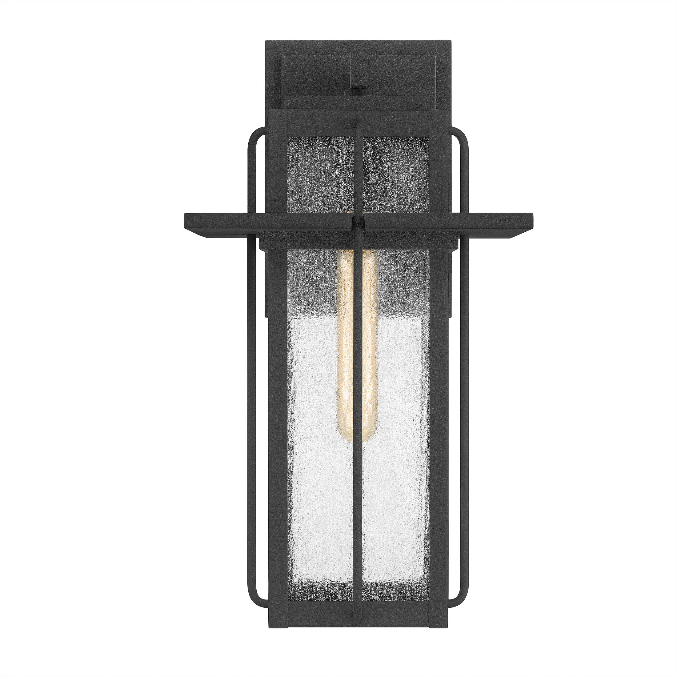 Randall 1 Light 17 inch Mottled Black Outdoor Wall Lantern, Large