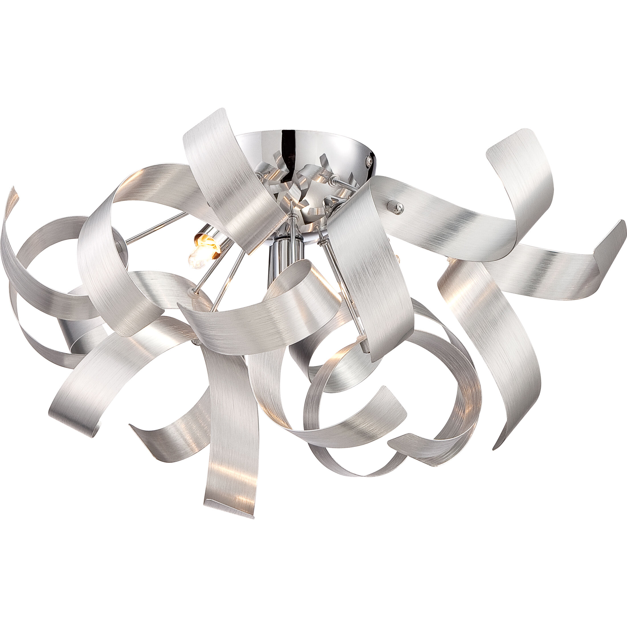 Ribbons 4 Light 17 inch Millenia Flush Mount Ceiling Light