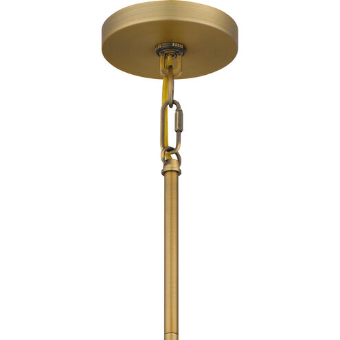 Alwyn 1 Light 13.75 inch Aged Brass Mini Pendant Ceiling Light