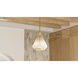 Haze 1 Light 10.5 inch Brushed Gold Mini Pendant Ceiling Light, Small
