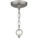 Acacia 3 Light 20 inch Brushed Nickel Chandelier Ceiling Light