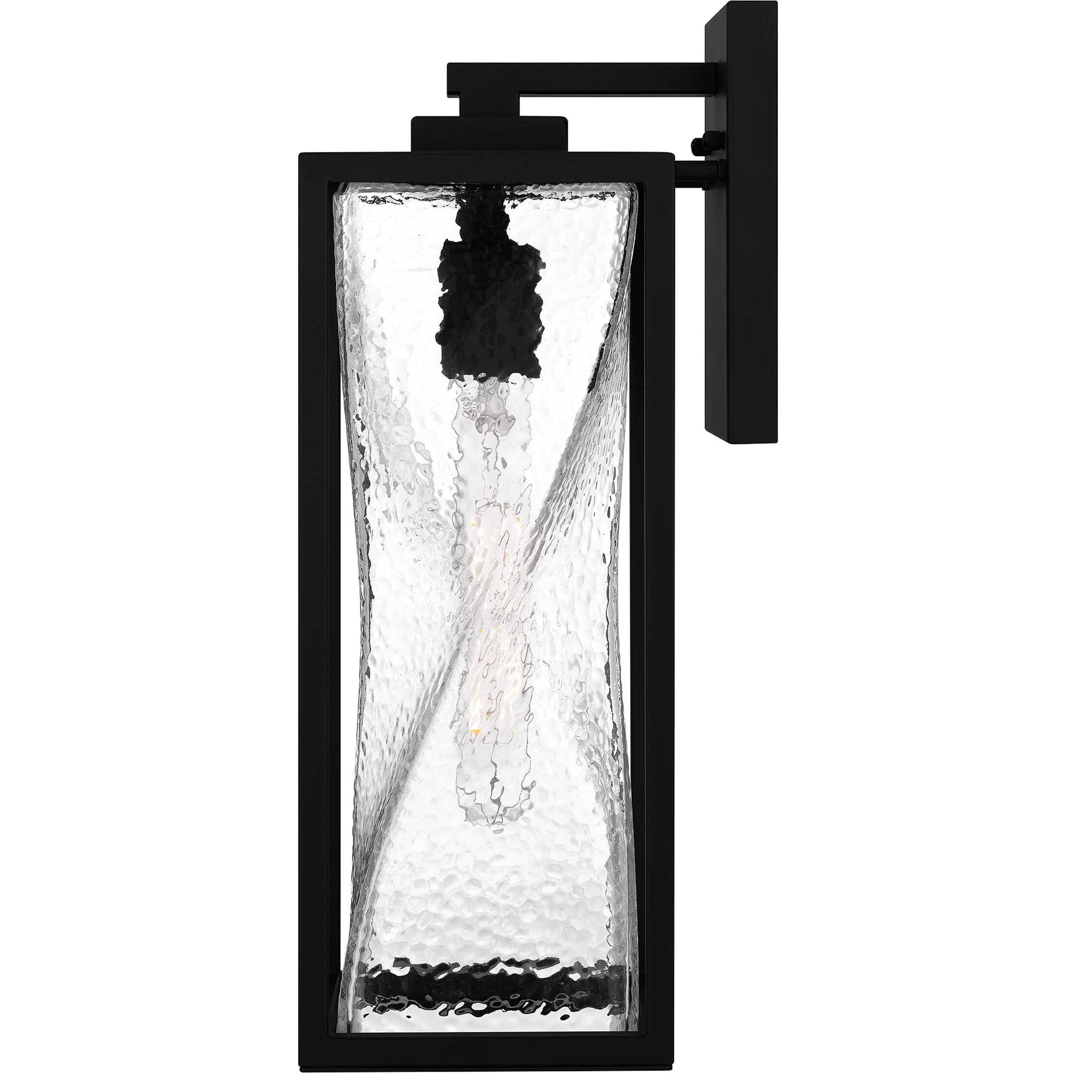 Quoizel ZAR8406MBK Zarah Outdoor Wall Lantern, Medium