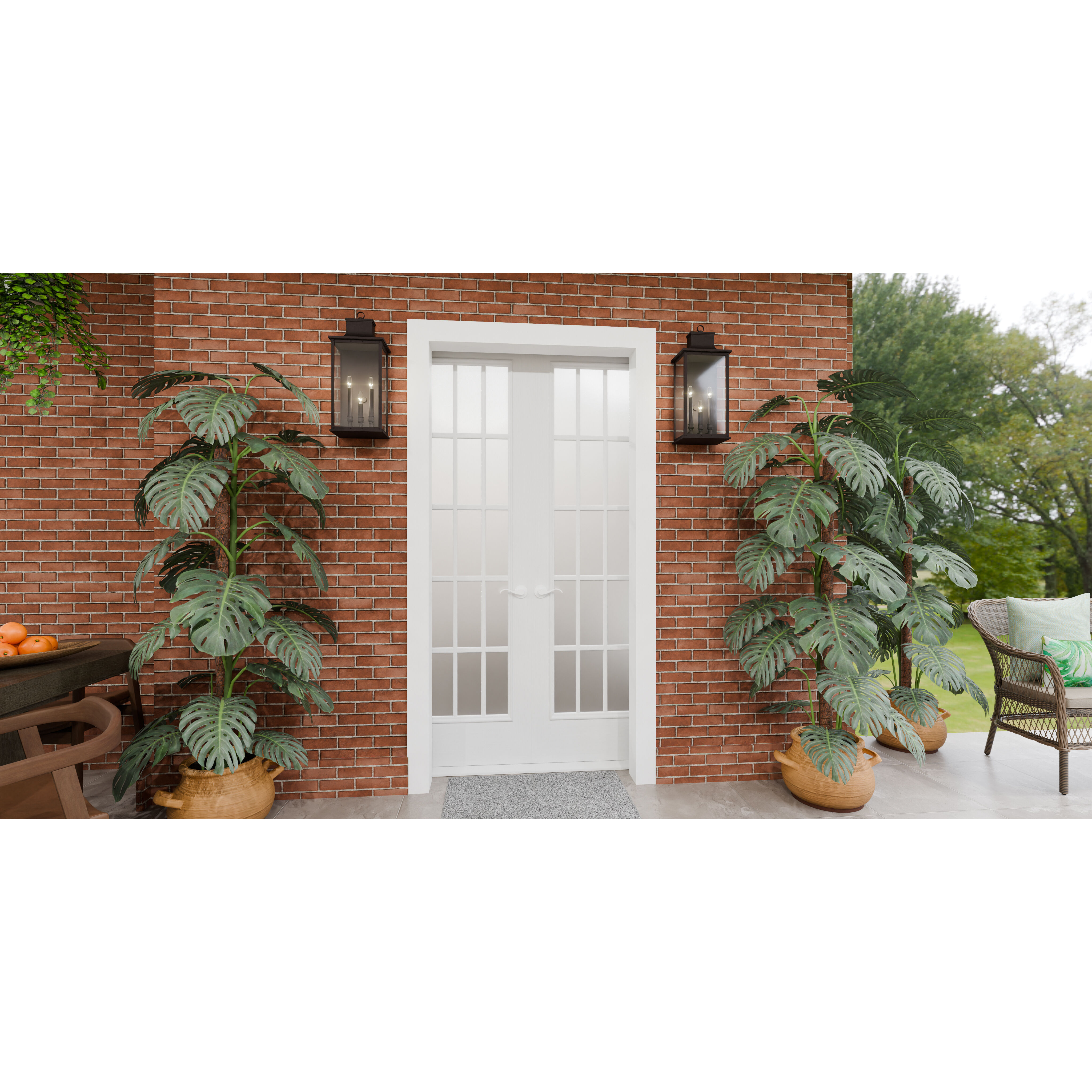 Abernathy Outdoor Wall Lantern in Old Bronze, Large