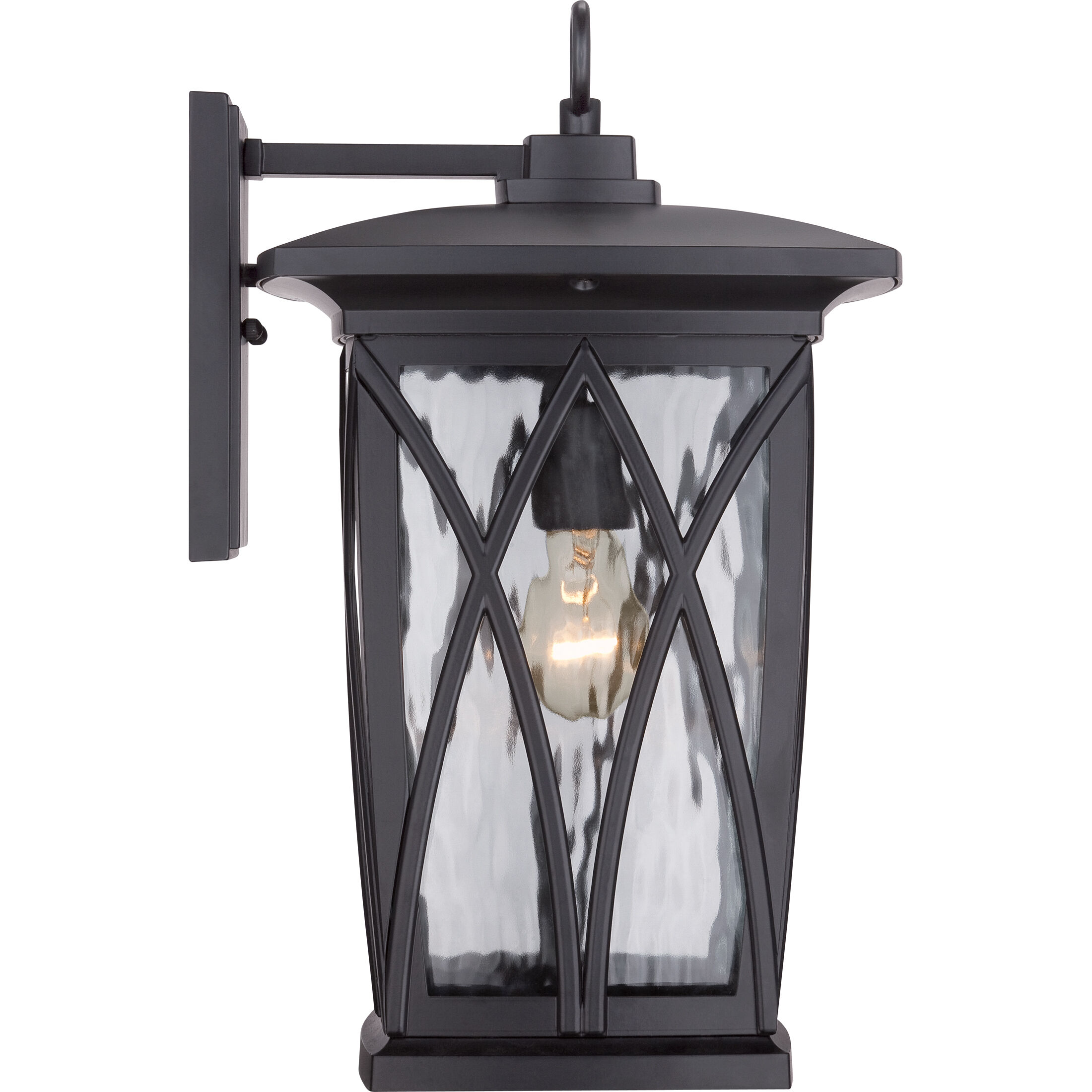 Quoizel GVR8410K Grover 1 Light 18 inch Mystic Black Outdoor