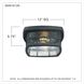 Stonington 2 Light 12 inch Mystic Black Outdoor Flush Mount