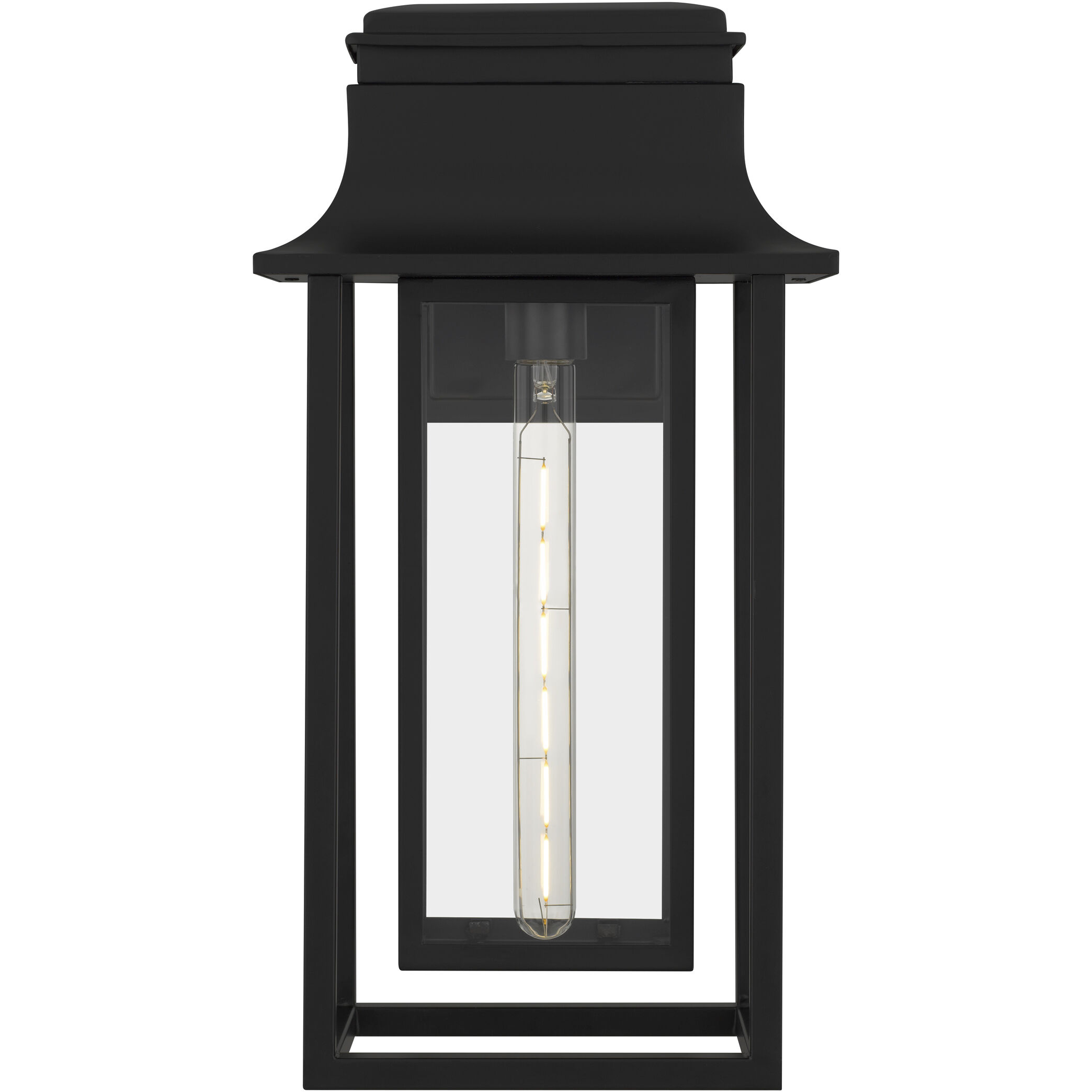Garner 1 Light 20.25 inch Matte Black Outdoor Wall Lantern