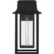 Garner 1 Light 20.25 inch Matte Black Outdoor Wall Lantern