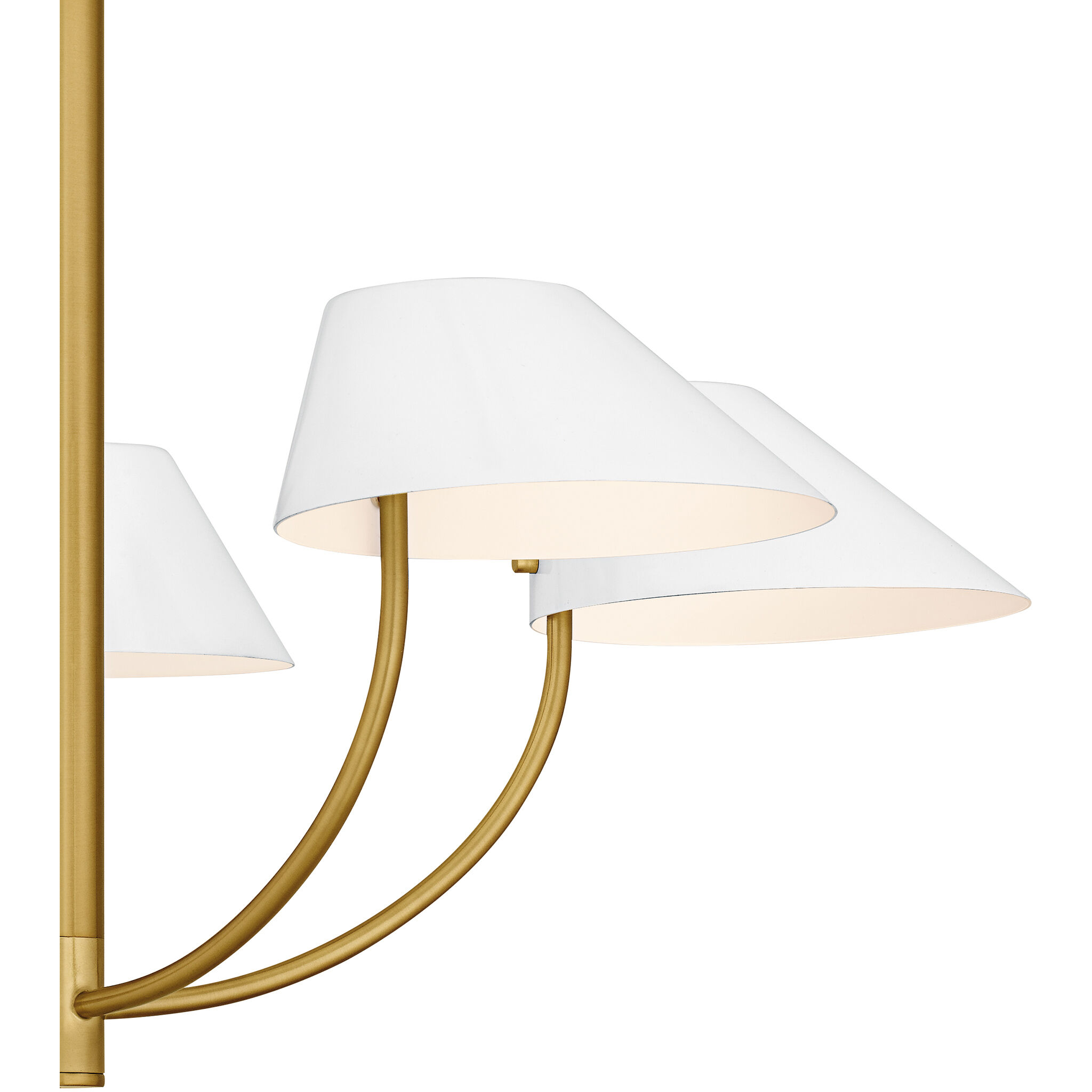 Penley 5 Light 28 inch Brushed Gold Chandelier Ceiling Light