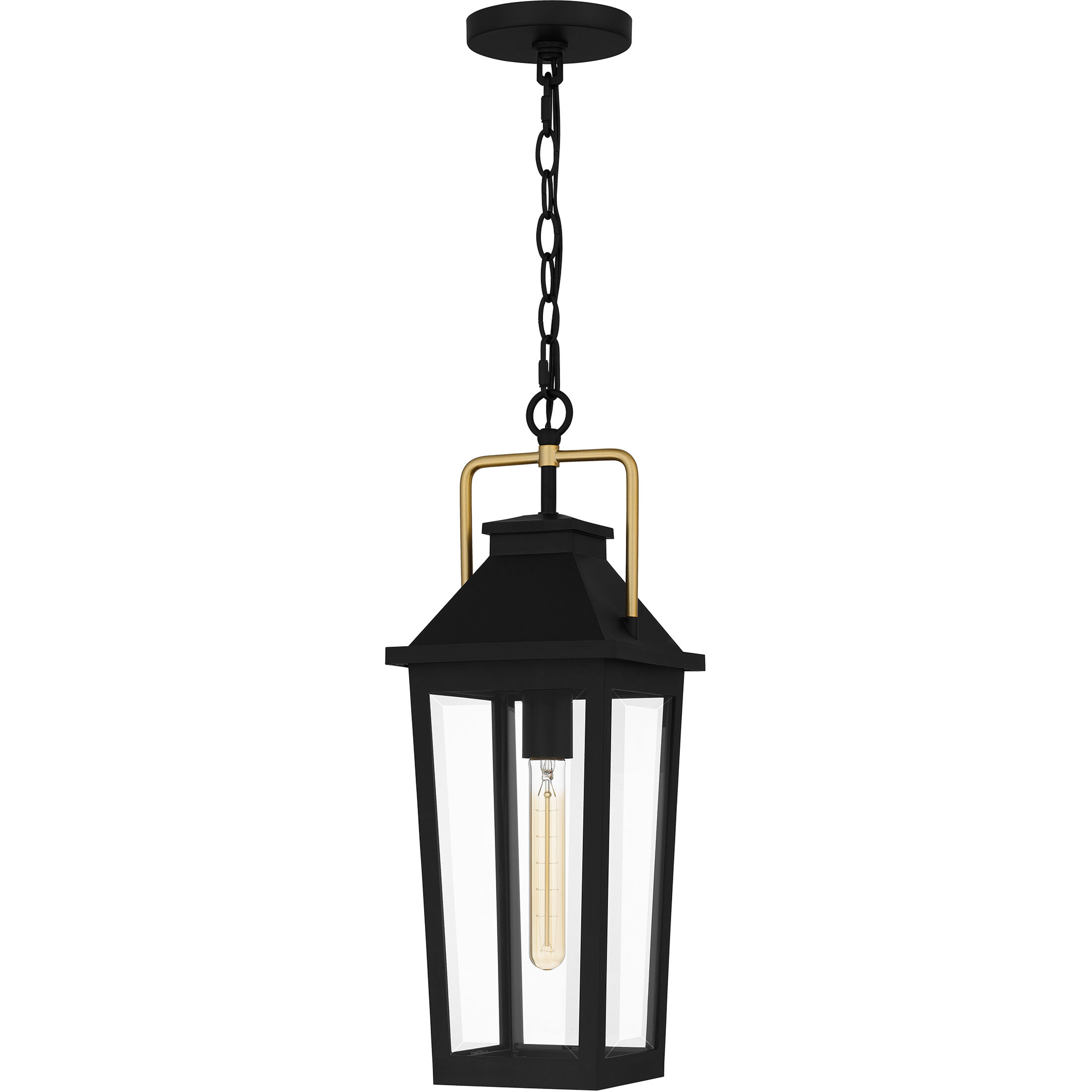 Buckley 1 Light 7.5 inch Matte Black Mini Pendant Ceiling Light, Small
