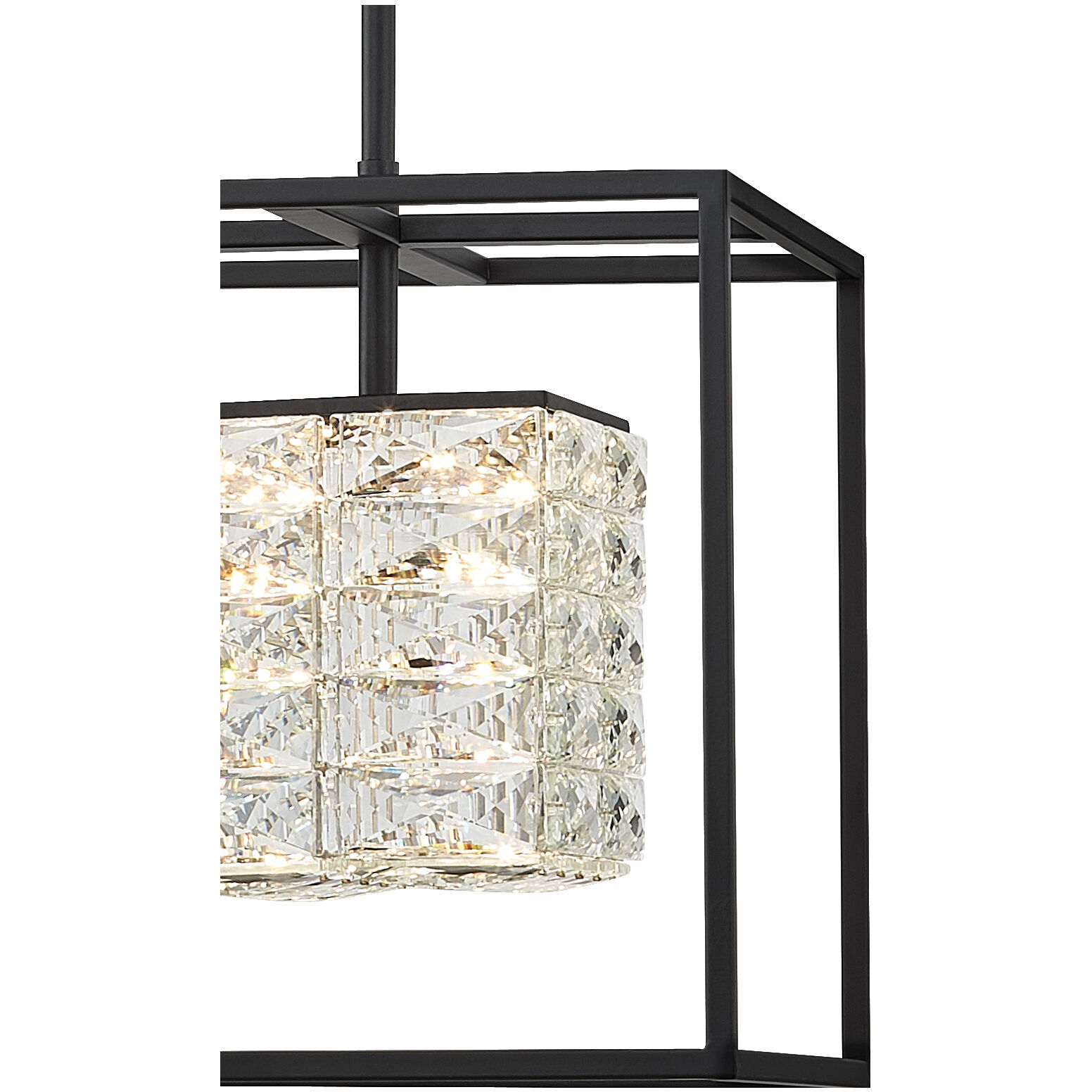 Dazzle LED 12 inch Matte Black Pendant Ceiling Light