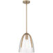 Whitmore 1 Light 10 inch Bronze Gold Mini Pendant Ceiling Light
