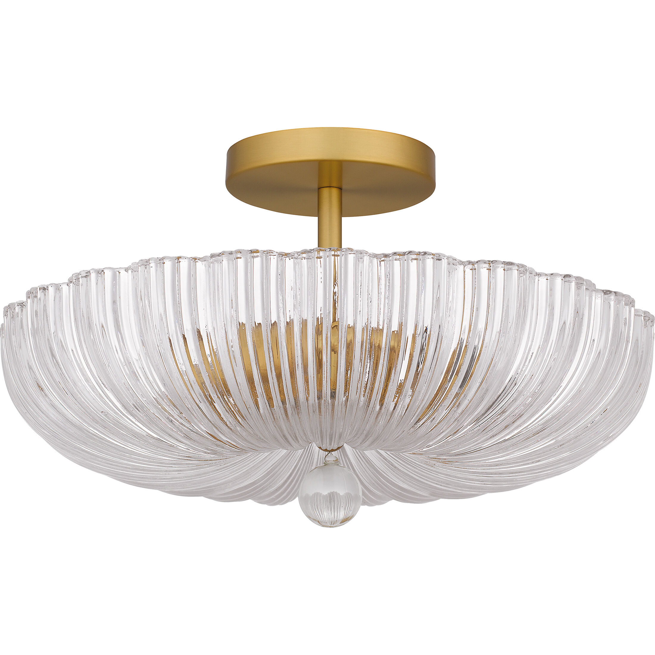 ガリレオ３枚平 Quoizel QSF6748BRG Belmond 3 Light 15.75 inch Brushed Gold