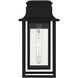 Garner 1 Light 16.5 inch Matte Black Outdoor Wall Lantern