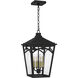 Jaxon 4 Light 10.75 inch Western Bronze Outdoor Hanging Lantern