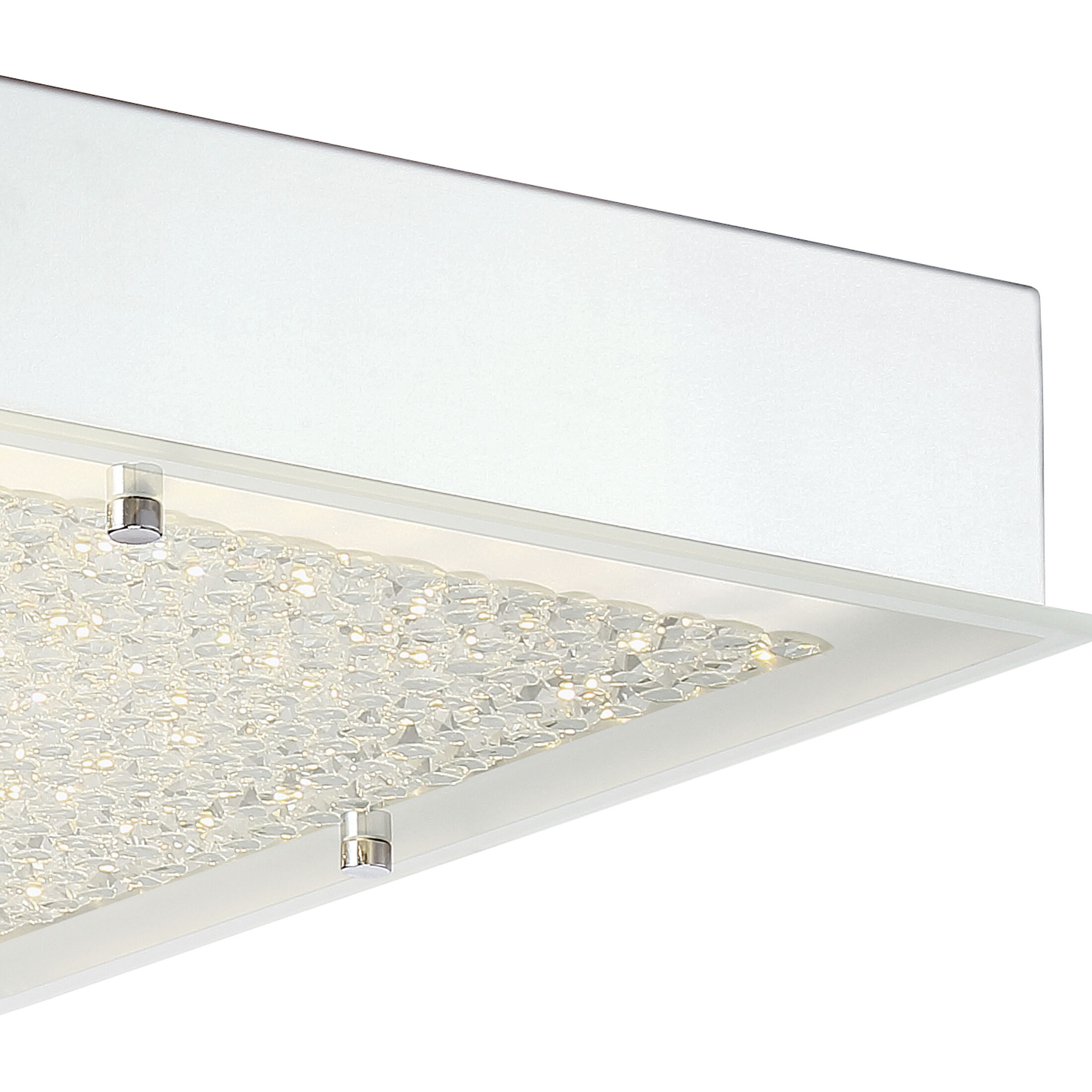 Blaze LED 15.75 inch Polished Chrome Flush Mount Ceiling Light