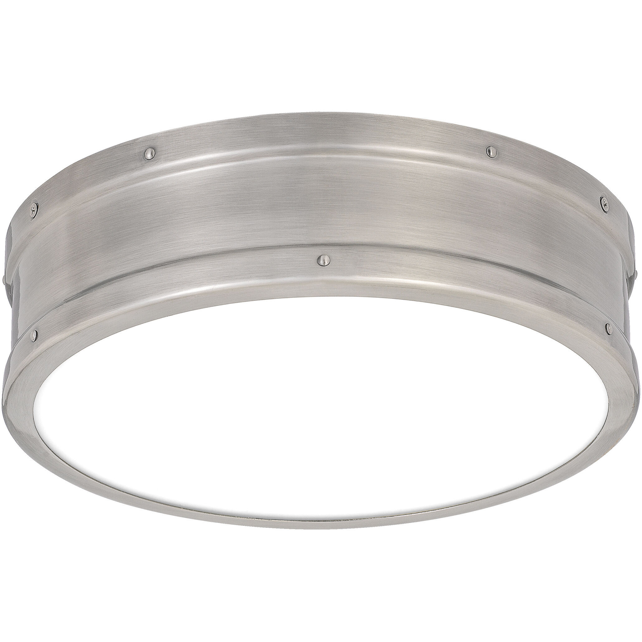 Ahoy LED 13 inch Antique Polished Nickel Flush Mount Ceiling Light