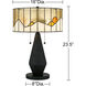 Blackwood 23.75 inch 75 watt Matte Black Table Lamp Portable Light