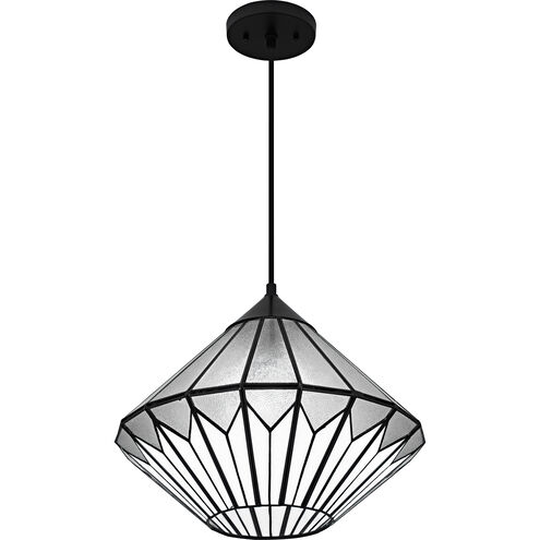 Olivier 1 Light 15 inch Matte Black Pendant Ceiling Light