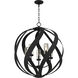 Blacksmith Pendant Ceiling Light in Earth Black
