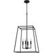 Prescott 4 Light 18 inch Matte Black Pendant Ceiling Light