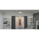 Cohen 15.75 inch Brushed Nickel Semi-Flush Mount Ceiling Light