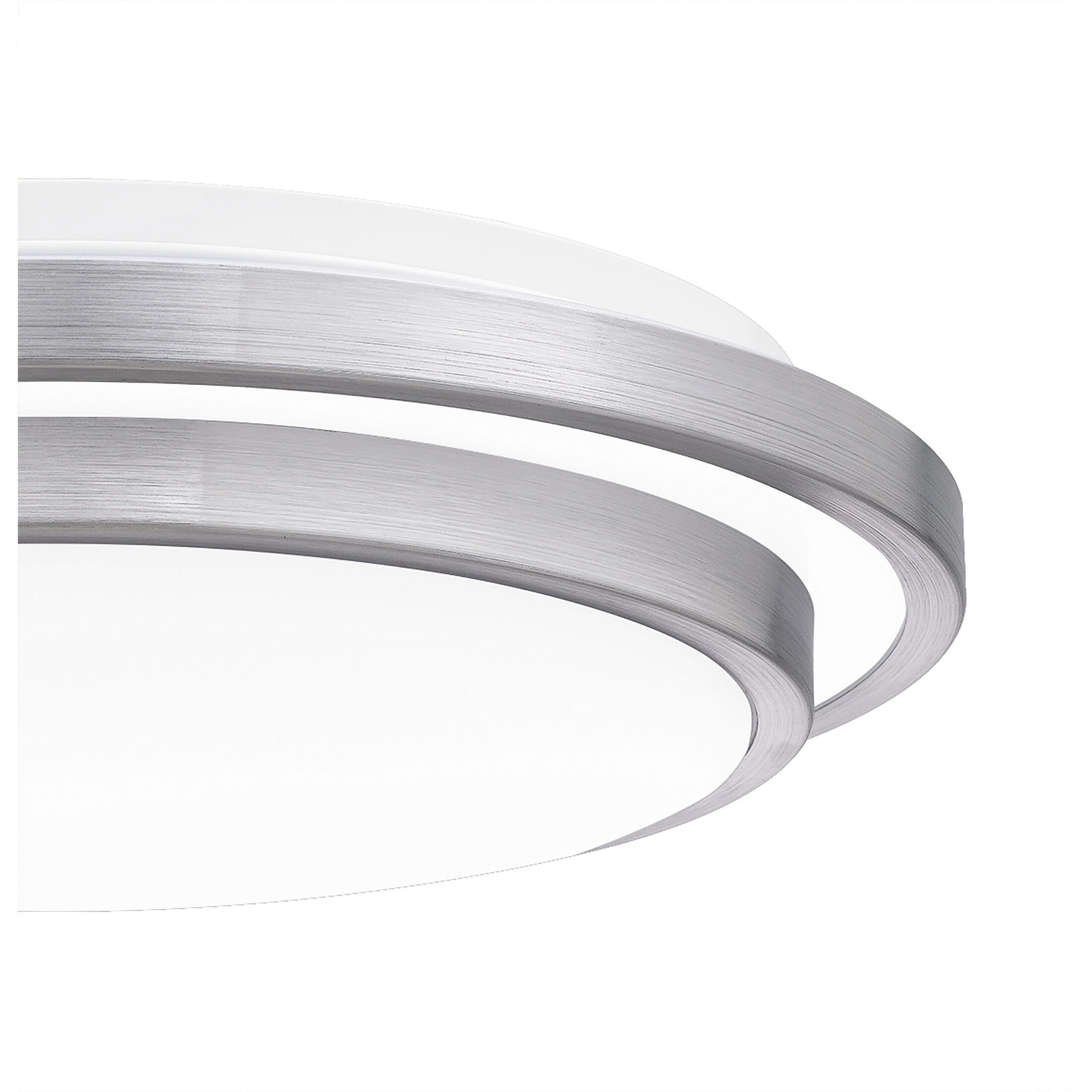 Irving 14 inch Brushed Aluminum Semi-Flush Mount Ceiling Light