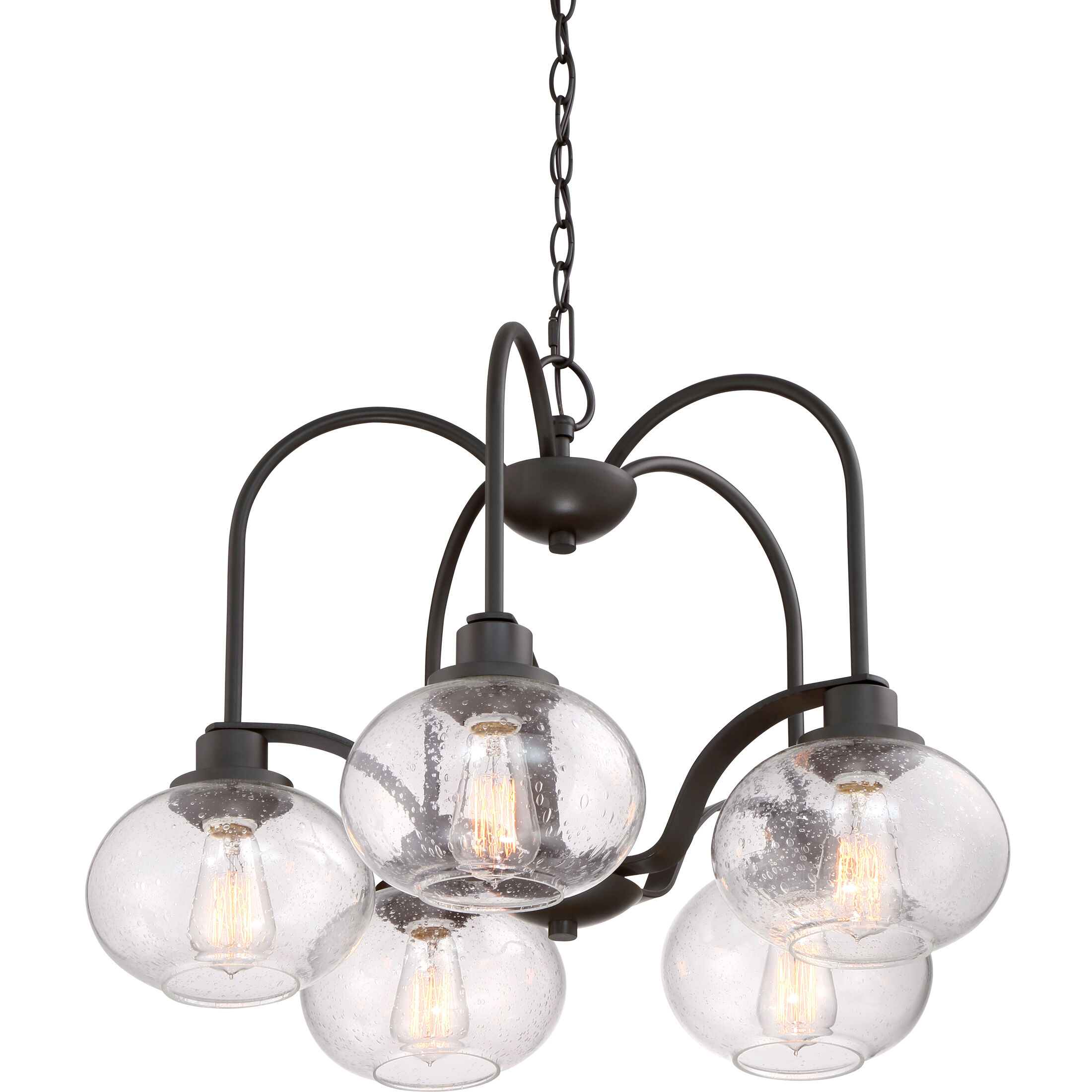 Trilogy 5 Light 26 inch Old Bronze Dinette Chandelier Ceiling Light