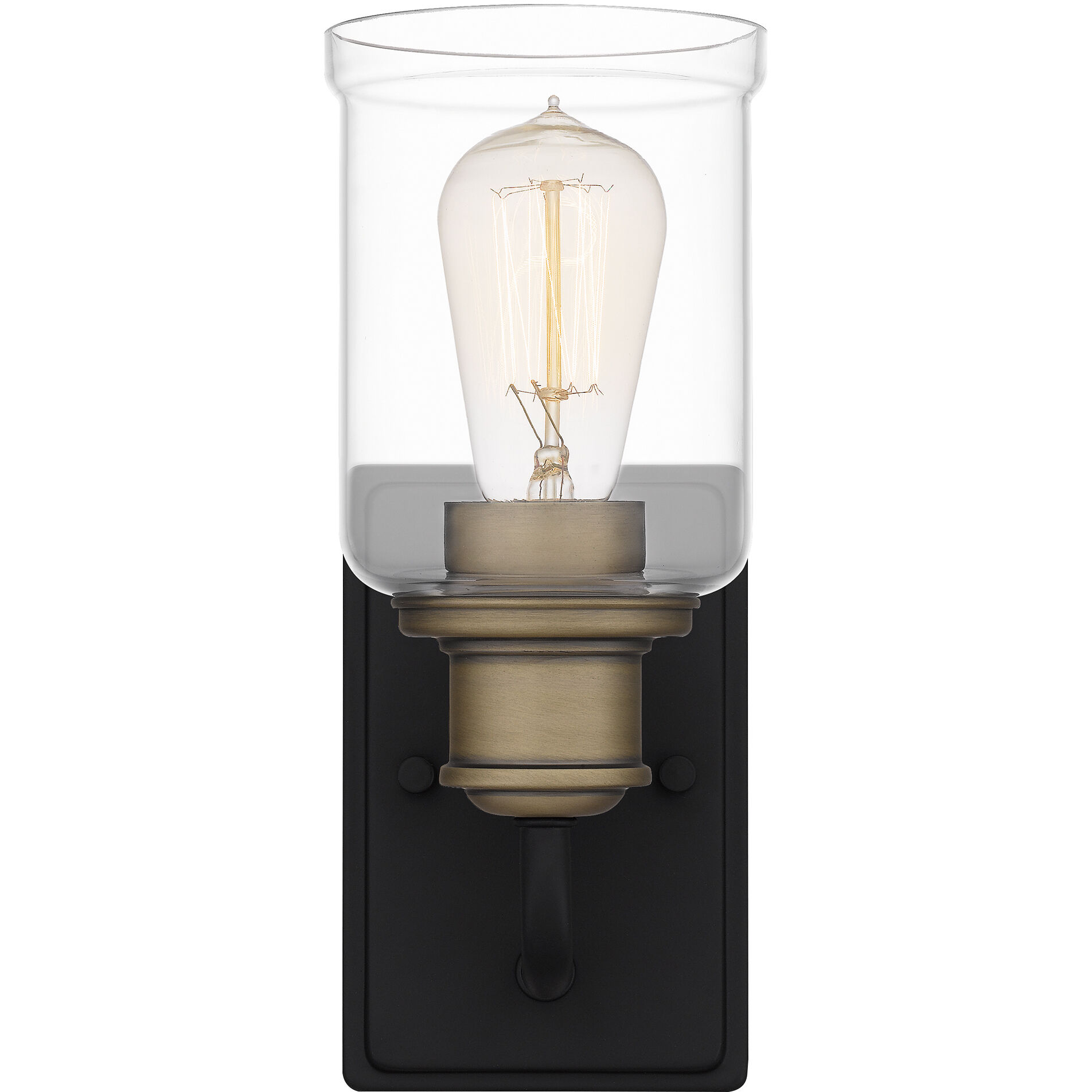 Quoizel COX8604MBK Cox 1 Light 5 inch Matte Black Wall Sconce Wall