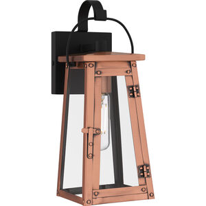 Carolina 1 Light 5.25 inch Aged Copper Outdoor Lantern, Small