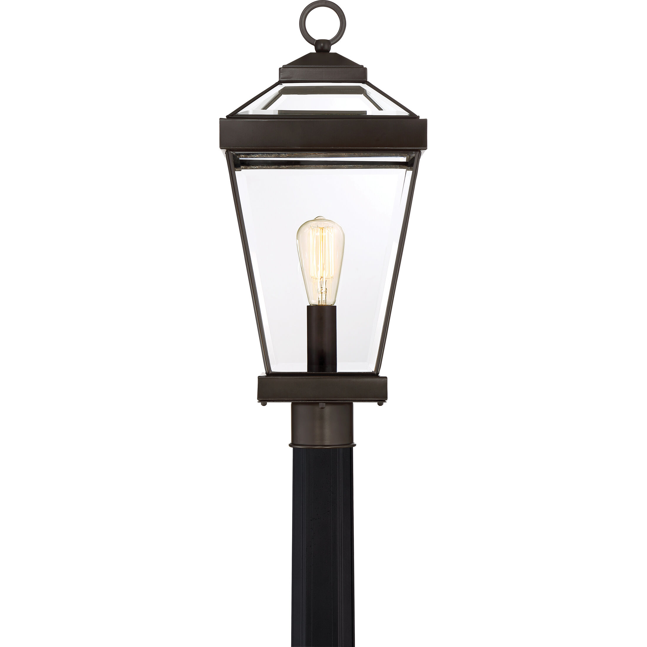 Ravine 1 Light 23 inch Western Bronze Outdoor Post Lantern