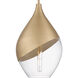 Drover 1 Light 12 inch Bronze Gold Pendant Ceiling Light