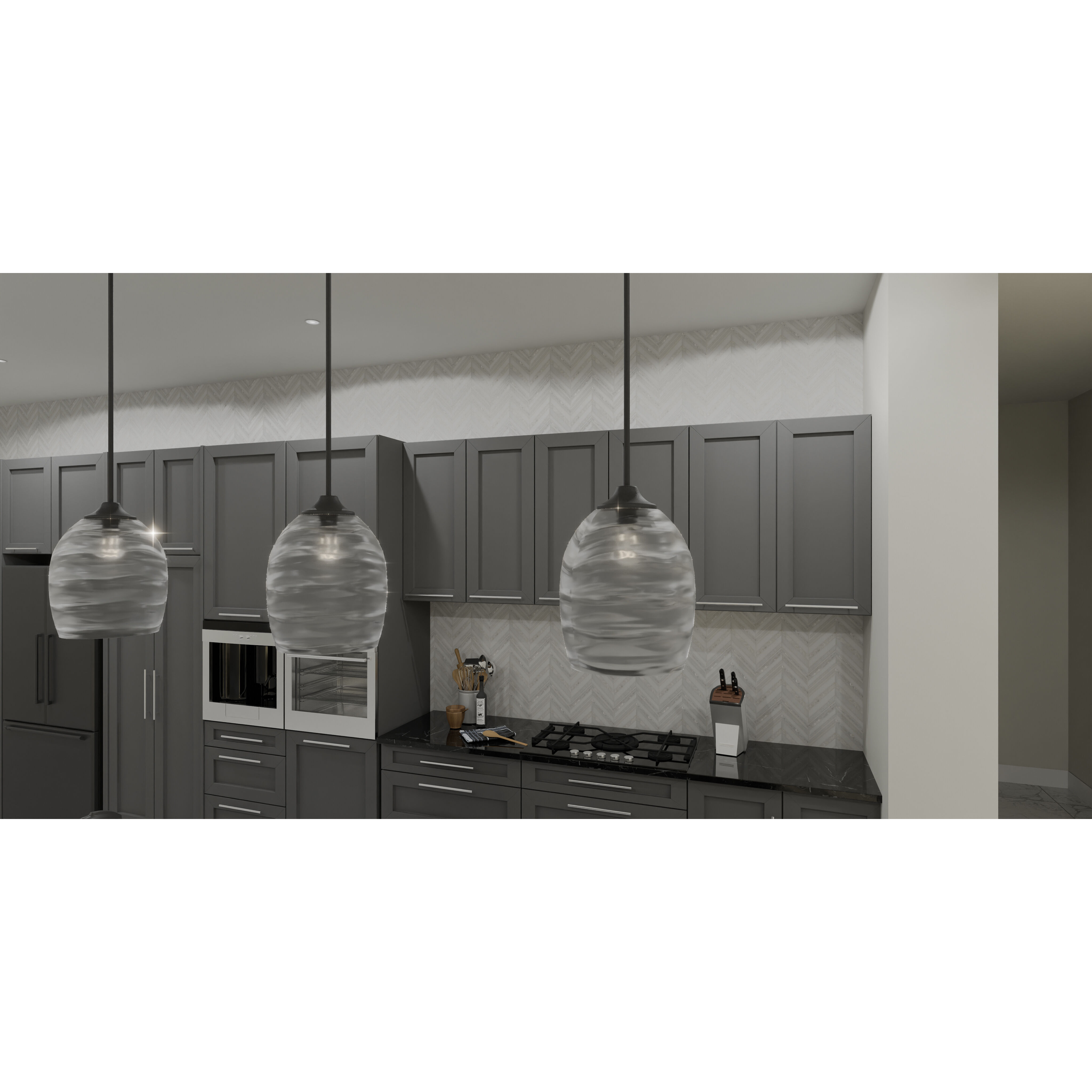 Landon 1 Light Wall/Vanity Ribbed Glass by Z-Lite | The