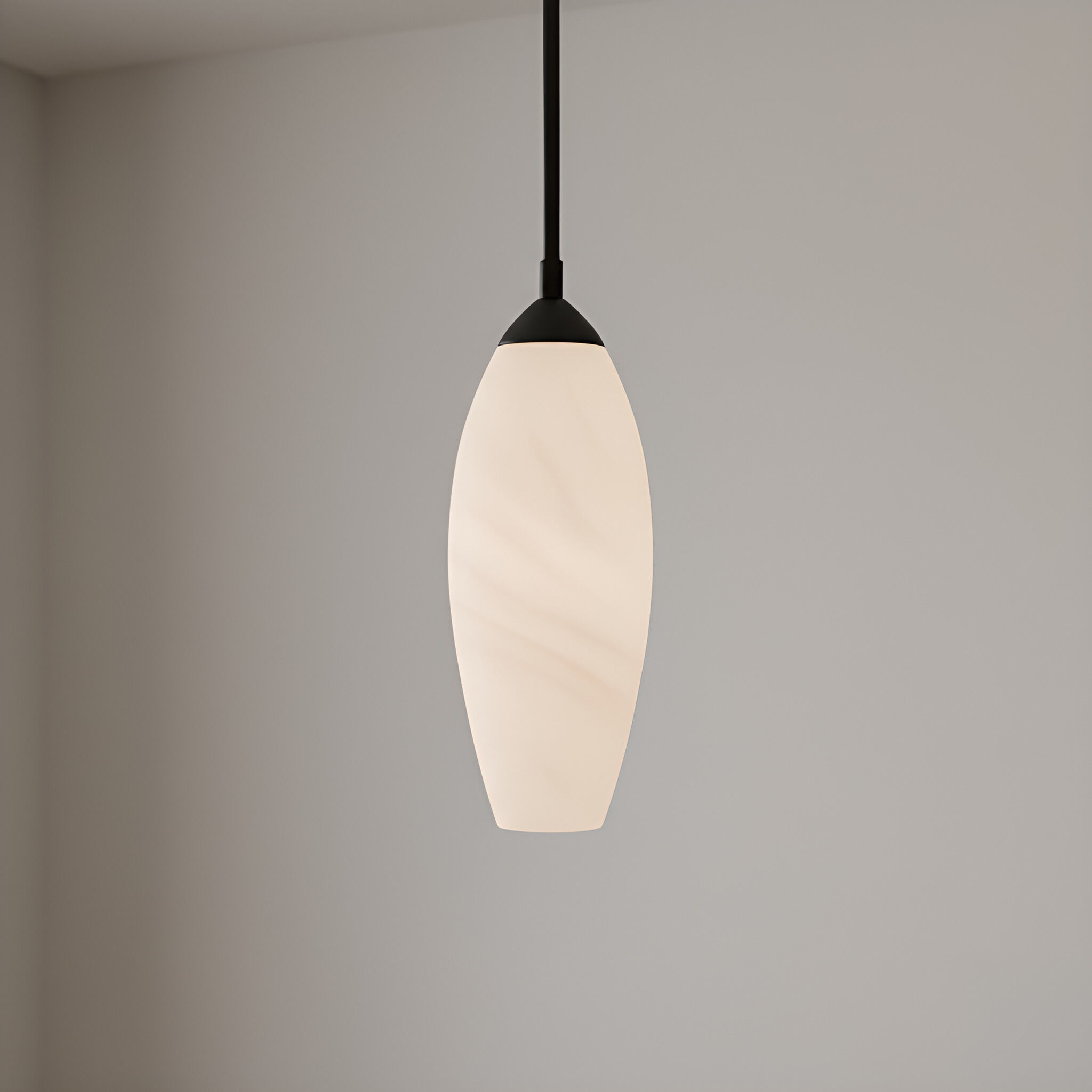 Burnett LED 5 inch Matte Black Mini Pendant Ceiling Light