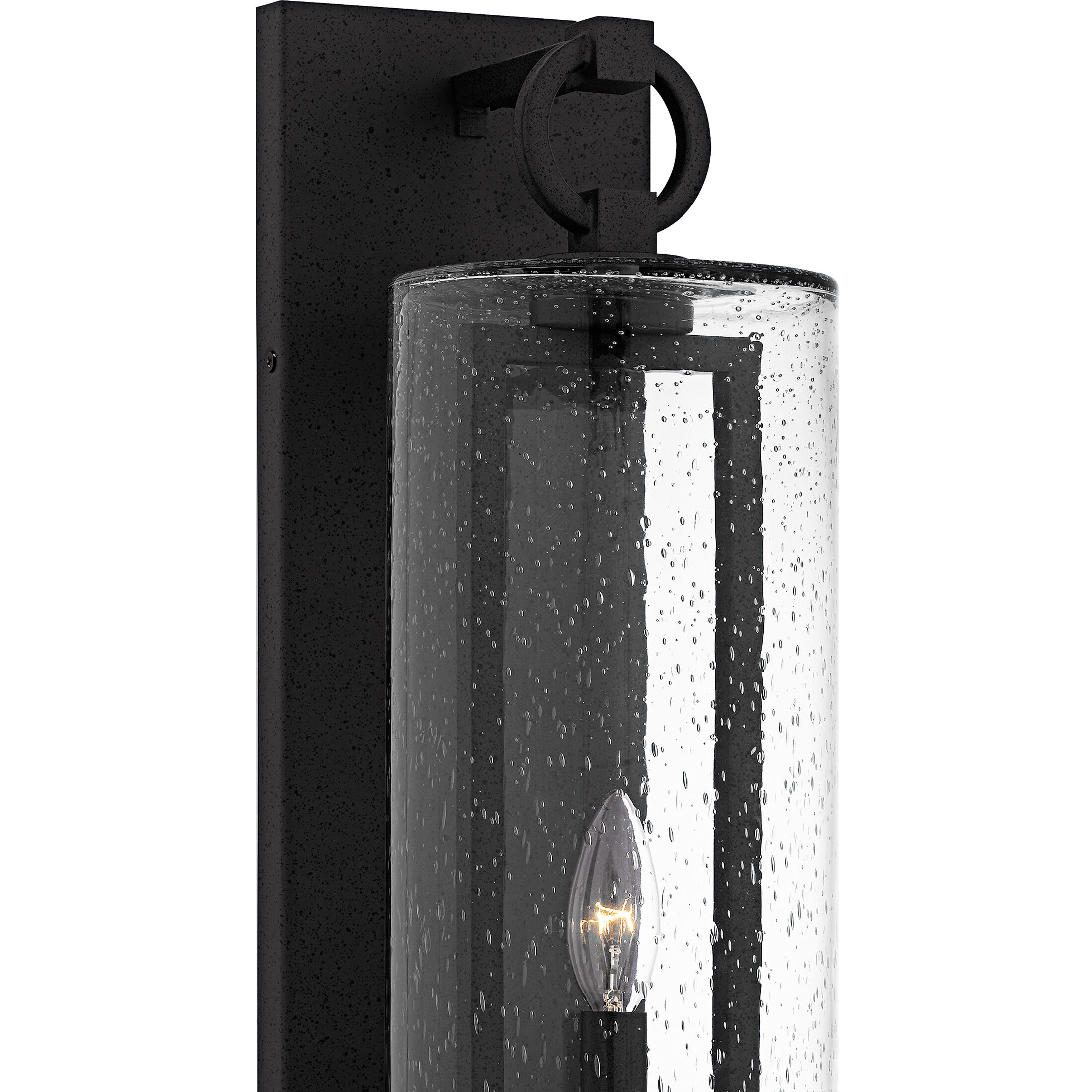 Redan 1 Light 22.25 inch Stone Black Outdoor Wall Lantern, Large
