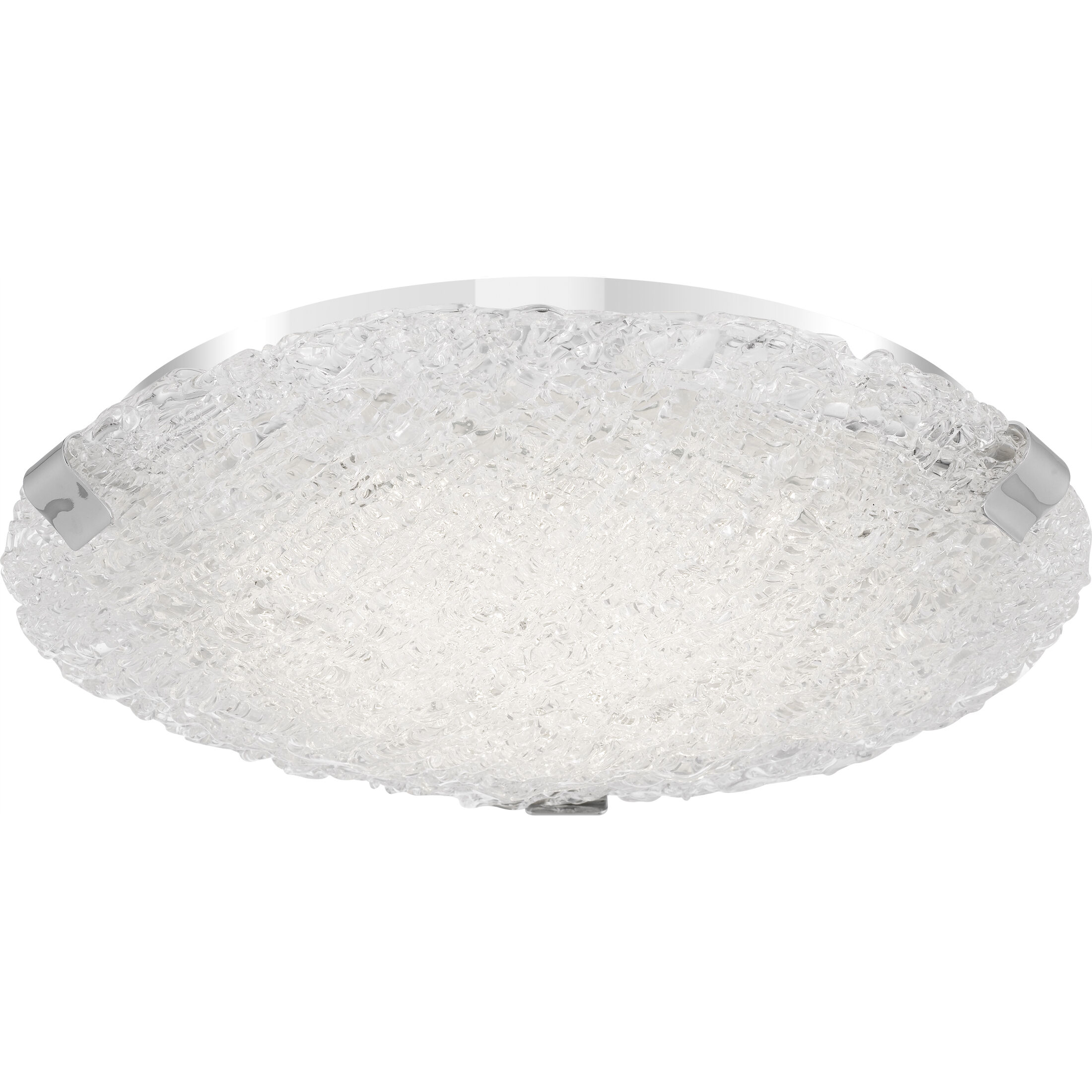 Winter LED 15 inch Polished Chrome Semi-Flush Mount Ceiling Light