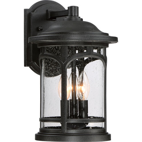 Quoizel Marblehead 3 Light 15 inch Mystic Black Outdoor Wall Lantern MBH8409K - Open Box