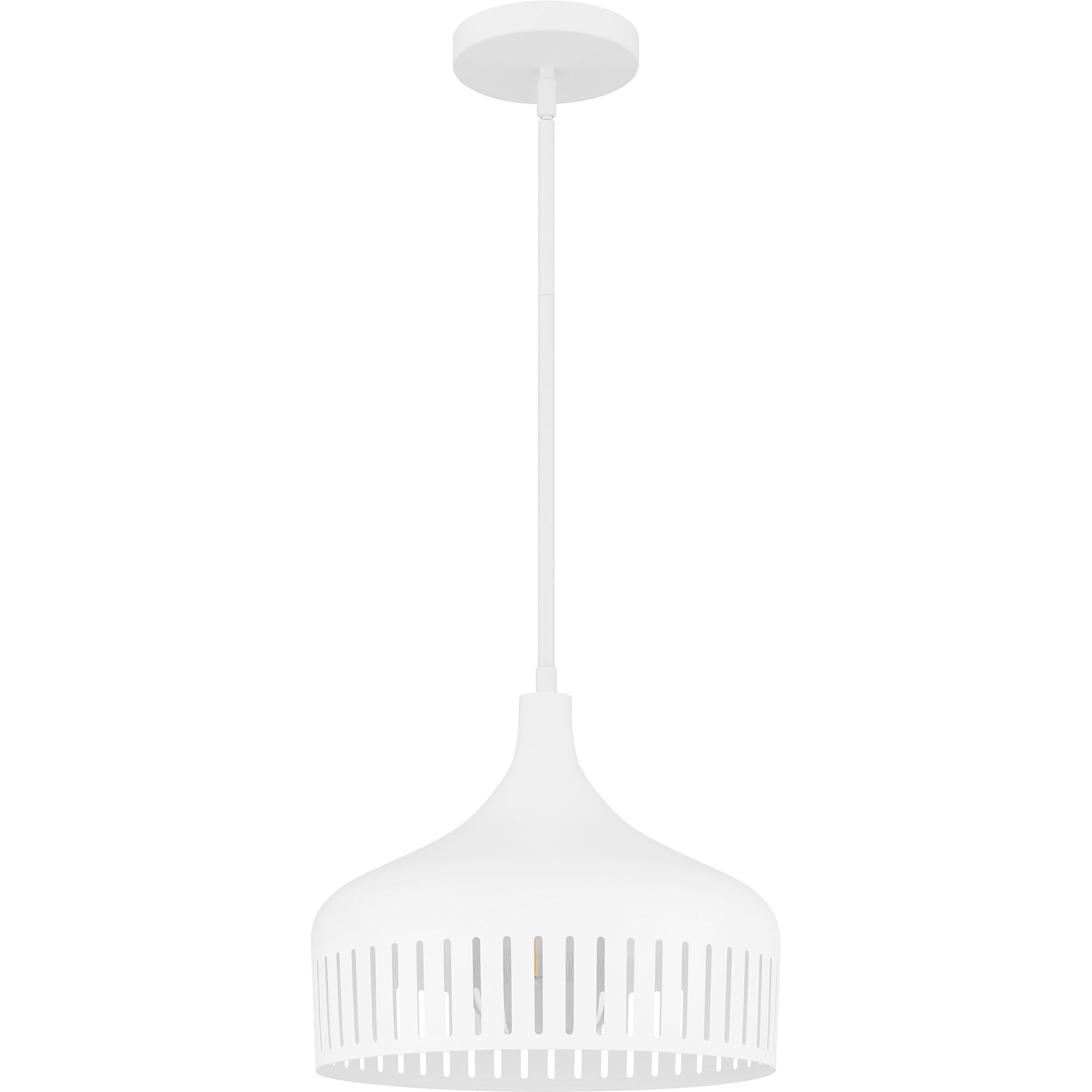 Keagan 1 Light 14 inch Matte White Pendant Ceiling Light