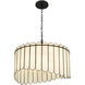 Annabelle 4 Light 24 inch Matte Black Pendant Ceiling Light