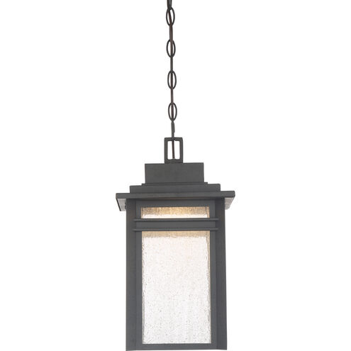 Beacon 9 inch Stone Black Outdoor Hanging Lantern