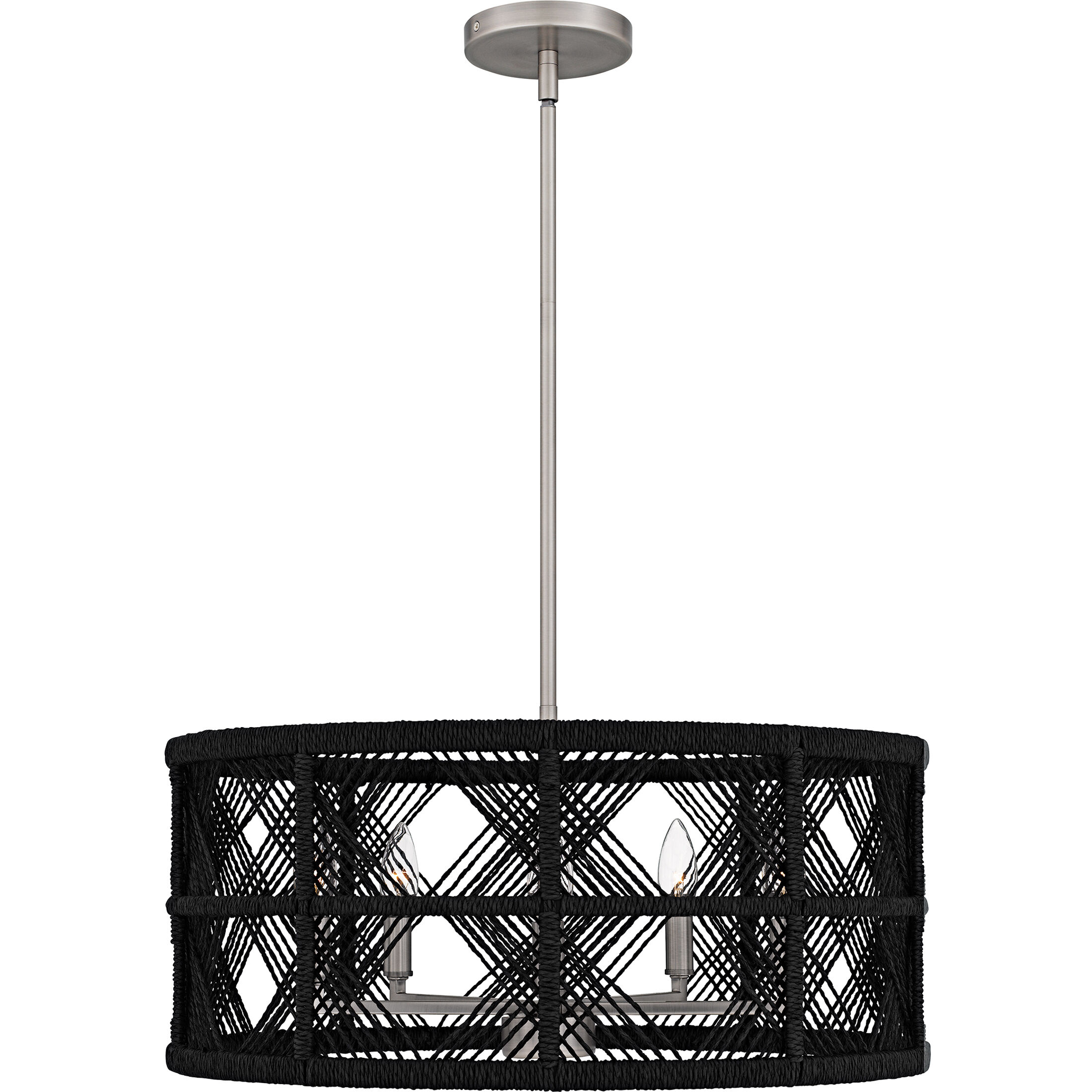 Axford 5 Light 22 inch Antique Nickel Pendant Ceiling Light, Large