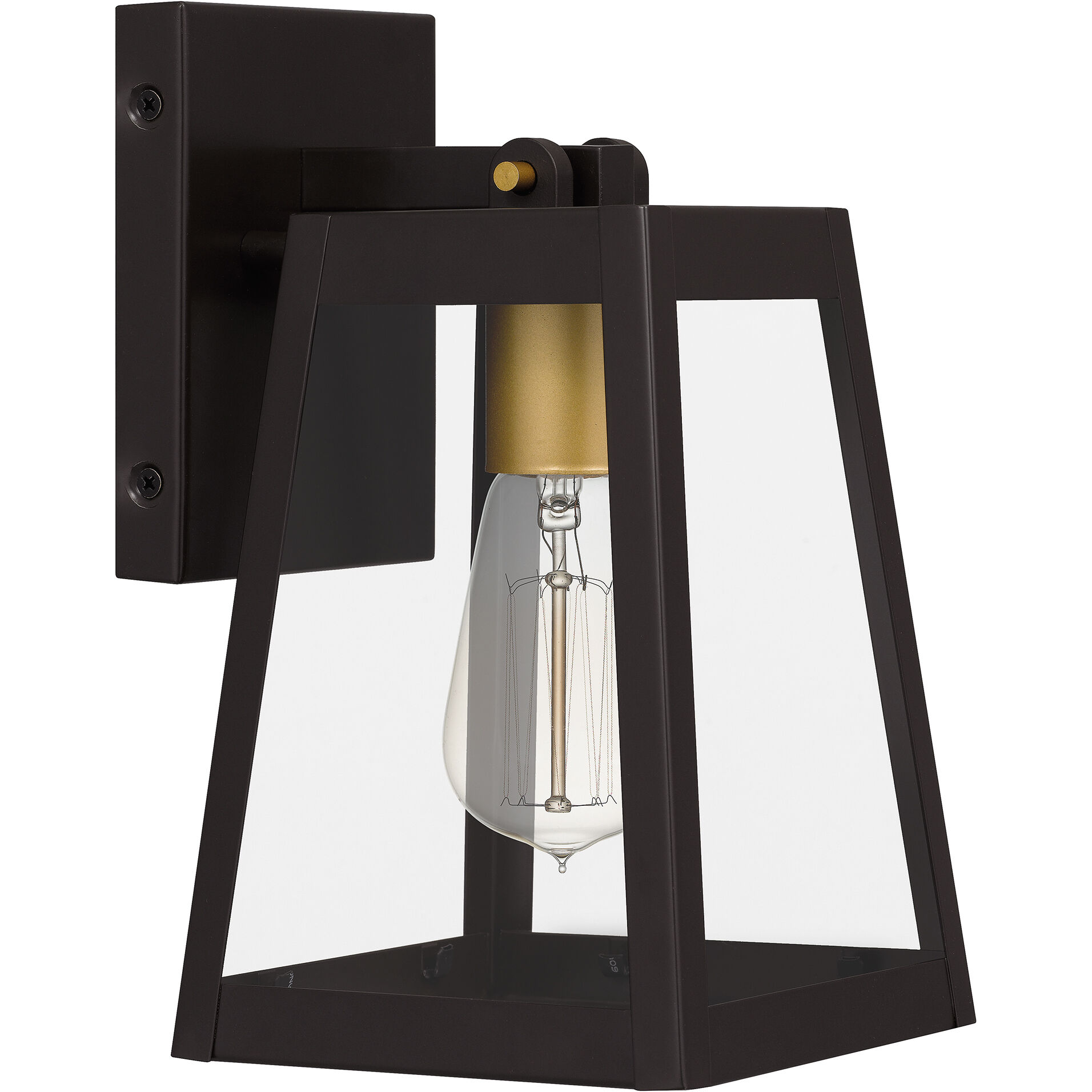 Amberly Grove 1 Light 10 inch Western Bronze Outdoor Wall Lantern