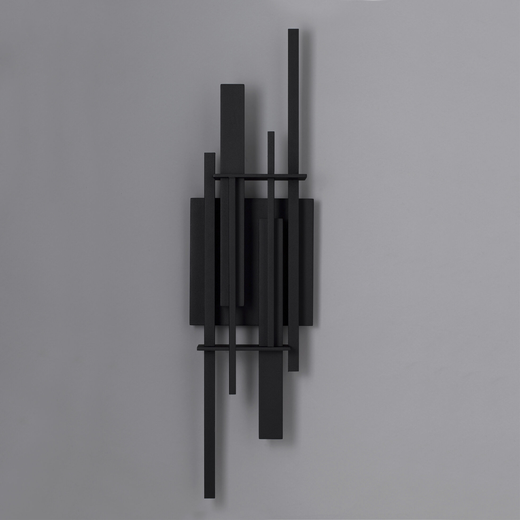 Newton LED 28 inch Earth Black Outdoor Wall Lantern