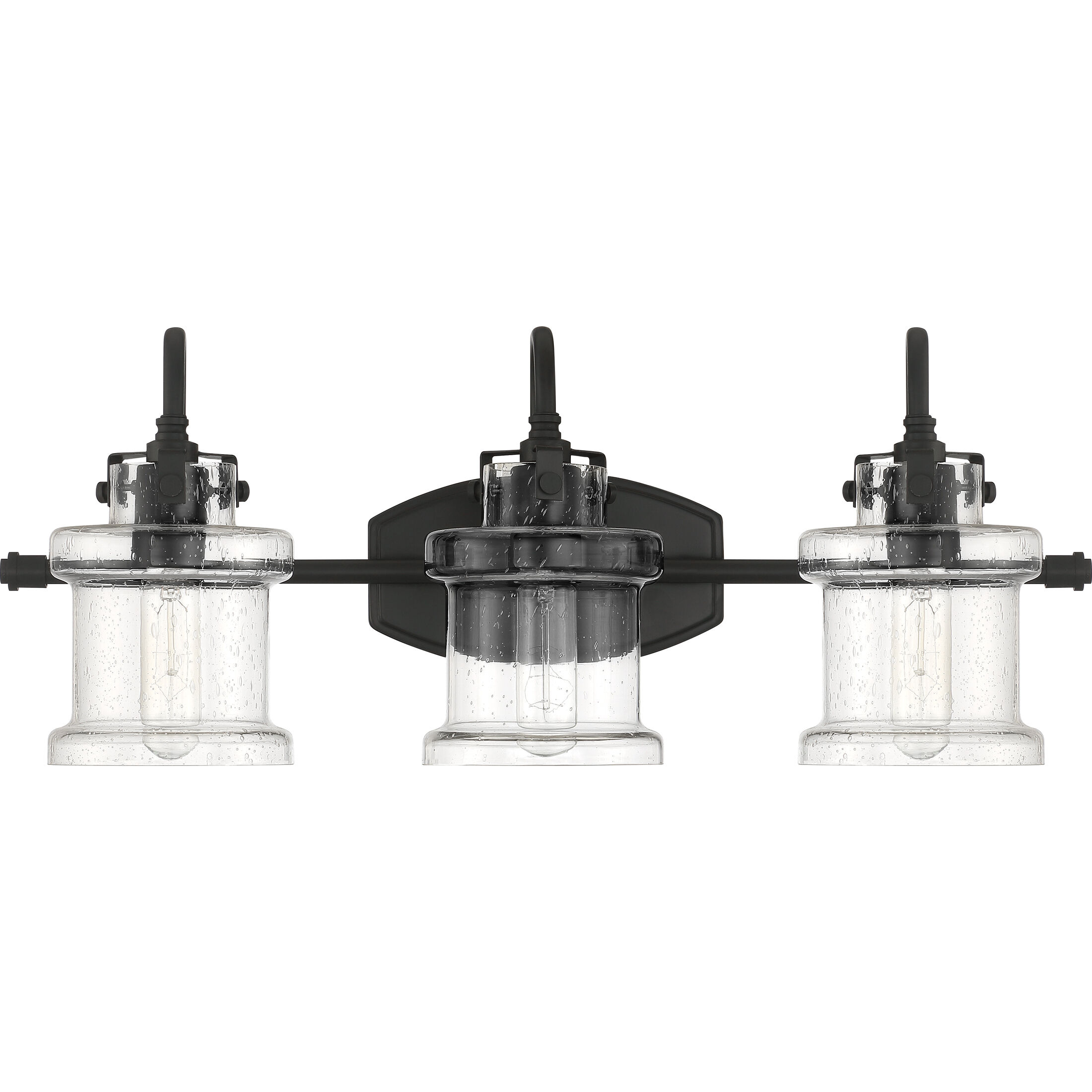 Danbury 3 Light 24 inch Earth Black Bath Light Wall Light