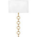 Baynes Wall Sconce Wall Light in Brushed Gold, Small