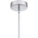 Elway LED 12 inch Polished Chrome Pendant Ceiling Light