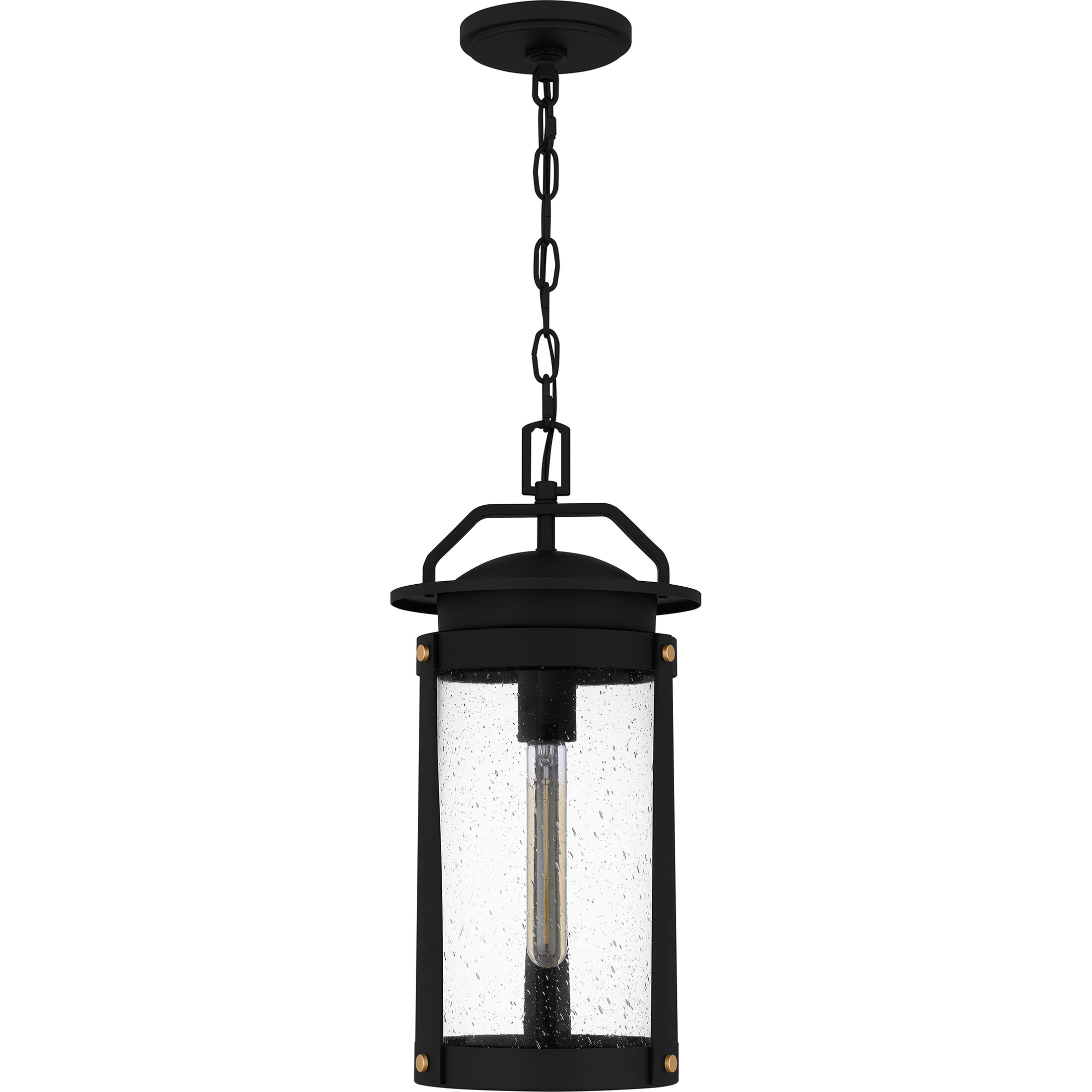Clifton 1 Light 8.75 inch Earth Black Mini Pendant Ceiling Light, Small