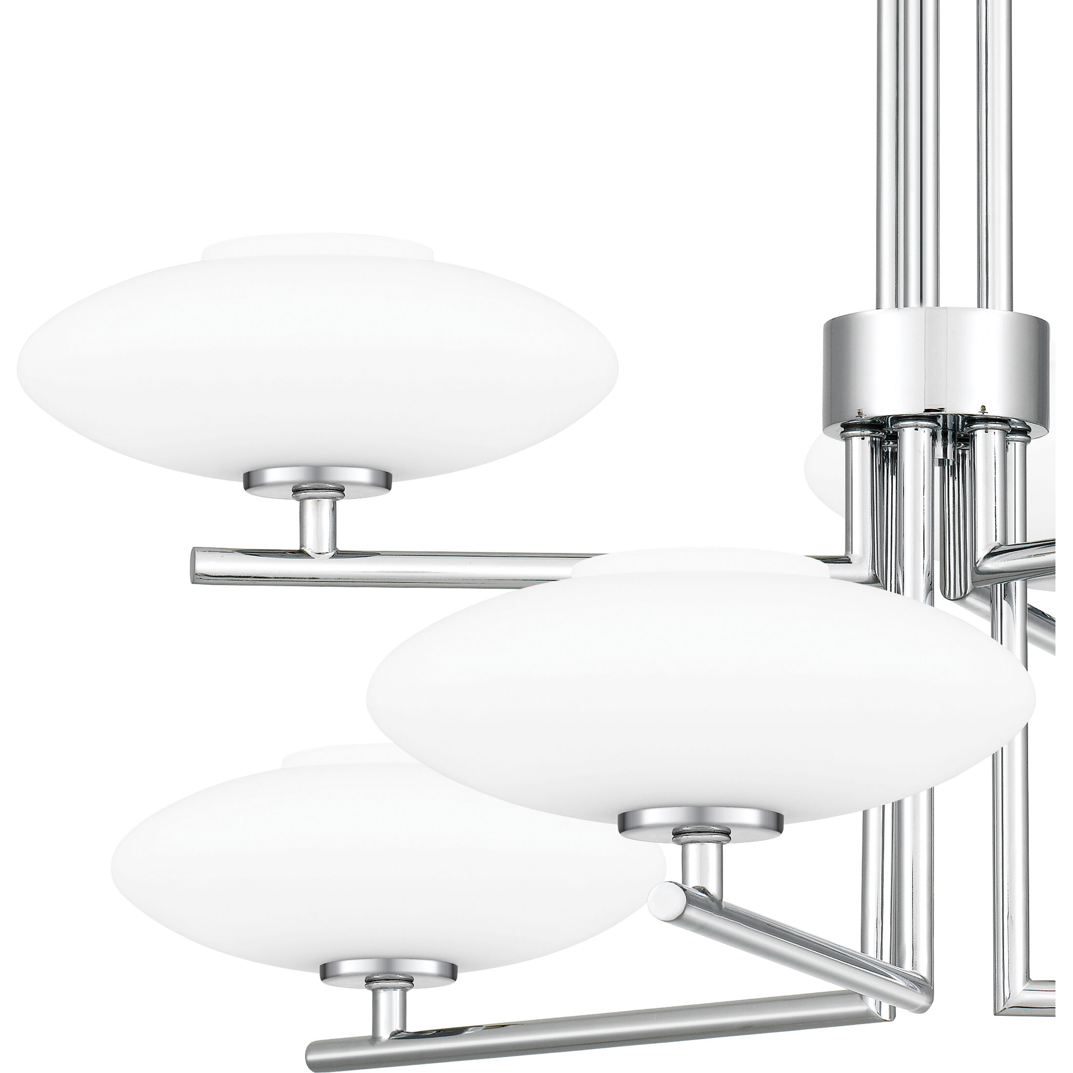 Chenal 6 Light 29.25 inch Polished Chrome Chandelier Ceiling Light