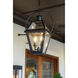 Rue De Royal 4 Light 27.5 inch Earth Black Outdoor Hanging Lantern, Extra Large