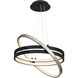 Isabelle 24 inch Matte Black Pendant Ceiling Light